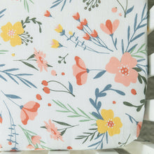 Floral Burst Cotton Crib Sheet