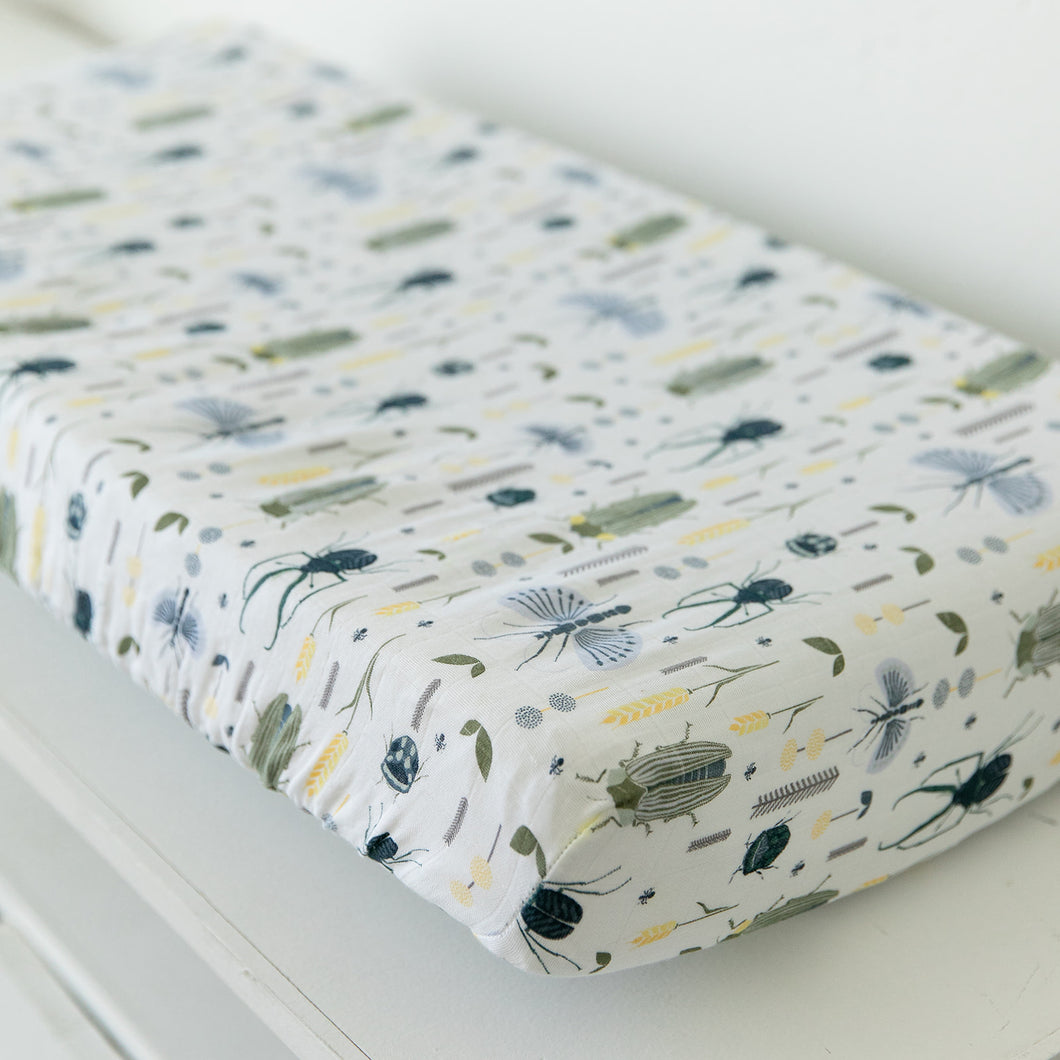 Busy Bugs Cotton Changing Pad Cover