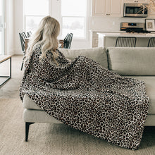 Leopard Fleece Throw Blanket