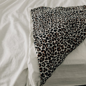 Leopard Fleece Bedding Blankets