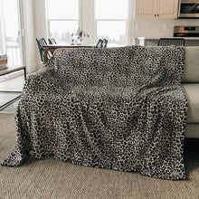 Leopard Fleece Throw Blanket