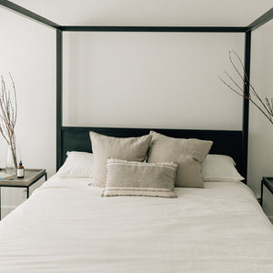 Ivory Fleece Bedding Blankets