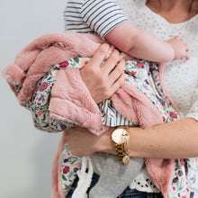 Floral Garden Minky Baby Blankets