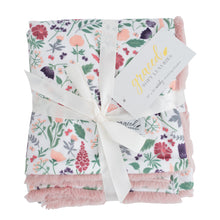 Floral Garden Minky Baby Blankets