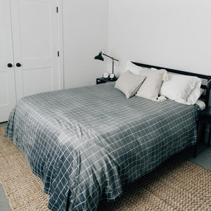Grid Fleece Bedding Blankets