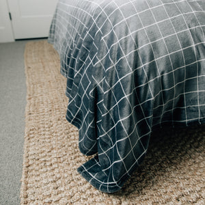 Grid Fleece Bedding Blankets