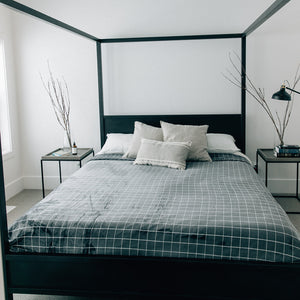 Grid Fleece Bedding Blankets