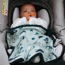 Nautical Blue Minky Baby Blankets