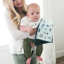 Nautical Blue Minky Baby Blankets