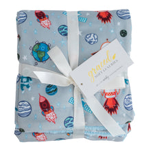 Space Blue Minky Baby Blankets