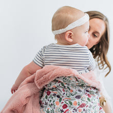 Floral Garden Minky Baby Blankets